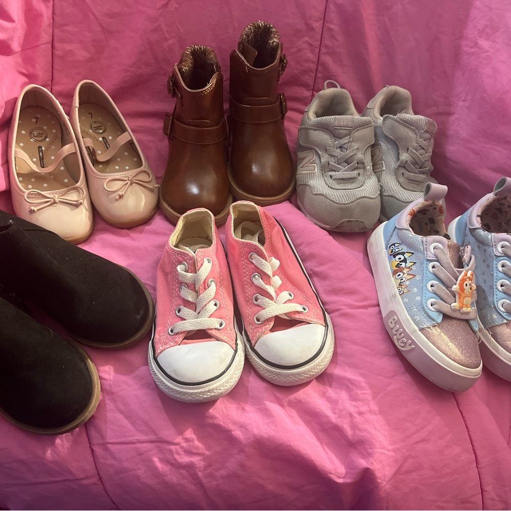 Assorted kids shoes size 7 c